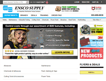 Tablet Screenshot of enscosupply.com